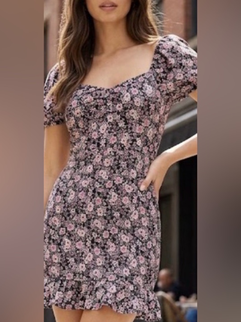 Blasé Mini floral Dress  L